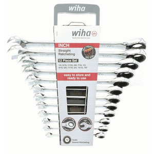 Wiha Combination Inch Ratchet Wrenches 12 Piece Set - Mississauga Hardware Centre IncWiha ToolsWIHA-30394