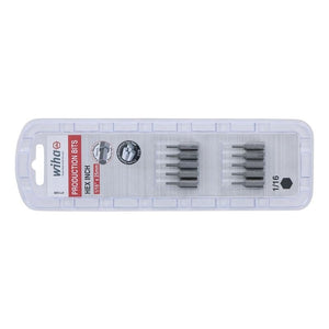 Wiha Hex Inch Insert Bit 1/16 x 25mm Pack of 10 Bits - Mississauga Hardware Centre IncWiha ToolsWIHA-71326