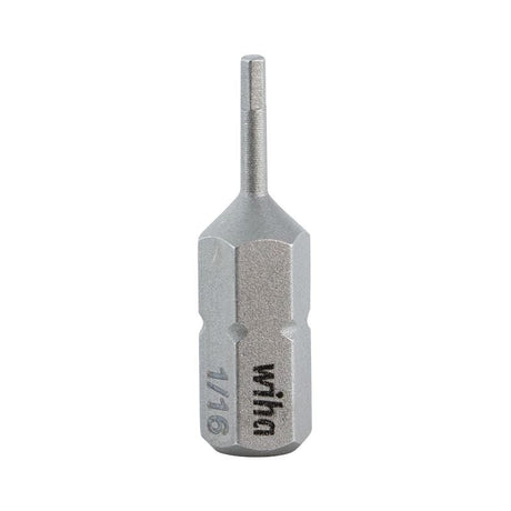 Wiha Hex Inch Insert Bit 1/16 x 25mm Pack of 10 Bits - Mississauga Hardware Centre IncWiha ToolsWIHA-71326