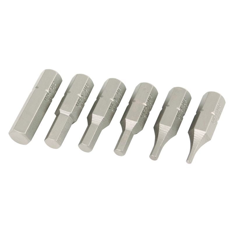 Wiha Hex Inch Insert Bit 1/16in - 1/4in 6 Pack - Mississauga Hardware Centre IncWiha ToolsWIHA-71396