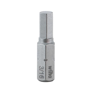 Wiha Hex Inch Insert Bit 3/16 x 25mm Pack of 10 Bits - Mississauga Hardware Centre IncWiha ToolsWIHA-71345