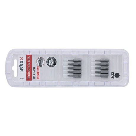 Wiha Hex Inch Insert Bit 3/32 x 25mm Pack of 10 Bits - Mississauga Hardware Centre IncWiha ToolsWIHA-71330