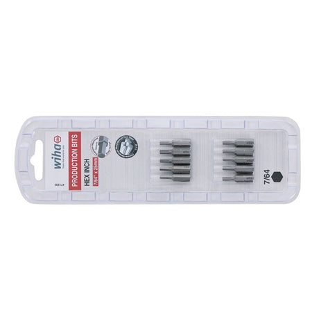 Wiha Hex Inch Insert Bit 7/64 x 25mm Pack of 10 Bits - Mississauga Hardware Centre IncWiha ToolsWIHA-71333
