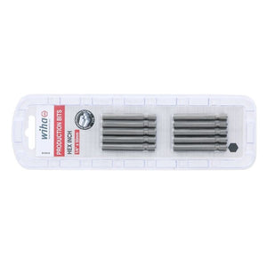 Wiha Hex Inch Power Bit 1/4 x 50mm Pack of 10 Bits - Mississauga Hardware Centre IncWiha ToolsWIHA-74318