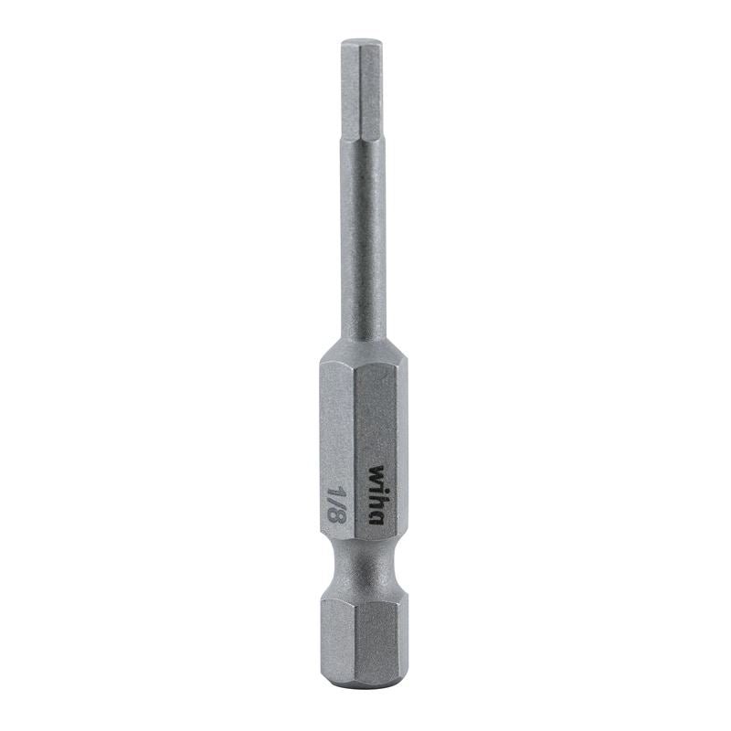Wiha Hex Inch Power Bit 1/8 x 50mm Pack of 10 Bits - Mississauga Hardware Centre IncWiha ToolsWIHA-74313