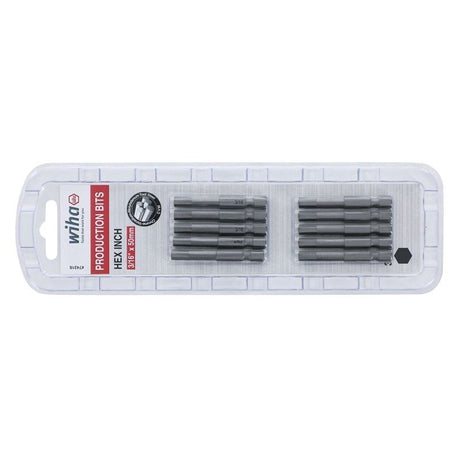 Wiha Hex Inch Power Bit 3/16 x 50mm Pack of 10 Bits - Mississauga Hardware Centre IncWiha ToolsWIHA-74316
