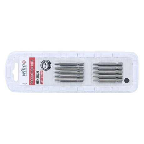 Wiha Hex Inch Power Bit 7/64 x 50mm Pack of 10 Bits - Mississauga Hardware Centre IncWiha ToolsWIHA-74312