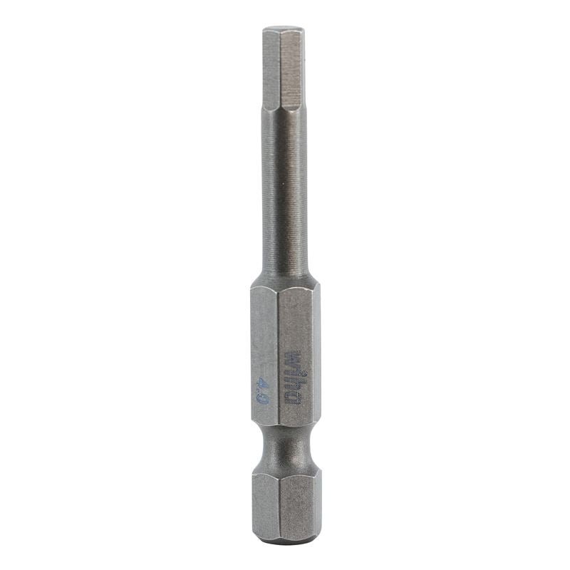 Wiha Hex Metric Power Bit 4.0 x 50mm Pack of 10 Bits - Mississauga Hardware Centre IncWiha ToolsWIHA-74340