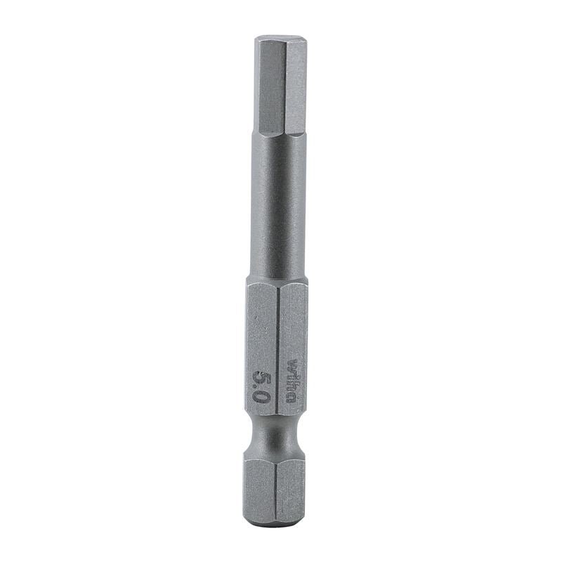 Wiha Hex Metric Power Bit 5.0 x 50mm Pack of 10 Bits - Mississauga Hardware Centre IncWiha ToolsWIHA-74350