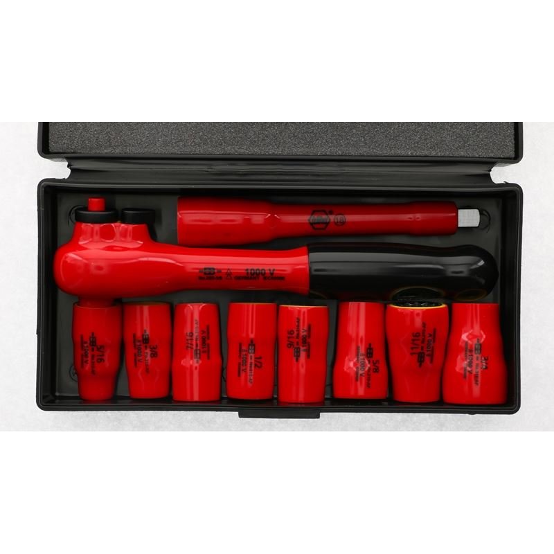 Wiha Insulated 3/8in Drive Socket 10 Piece Inch Set - Mississauga Hardware Centre IncWiha ToolsWIHA-31493
