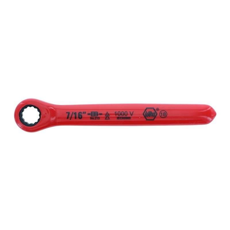 Wiha Insulated Ratchet Wrench 7/16in - Mississauga Hardware Centre IncWiha ToolsWIHA-21327