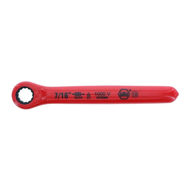 Wiha Insulated Ratchet Wrench 7/16in - Mississauga Hardware Centre IncWiha ToolsWIHA-21327