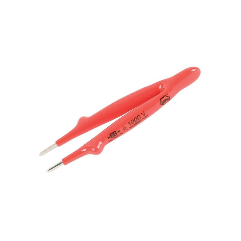 Wiha Insulated Straight Blunt Tip Tweezers 5in - Mississauga Hardware Centre IncWiha ToolsWIHA-75210