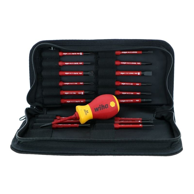 Wiha Insulated Stubby Holder SlimLine Blade 20 Piece Set - Mississauga Hardware Centre IncWiha ToolsWIHA-28396
