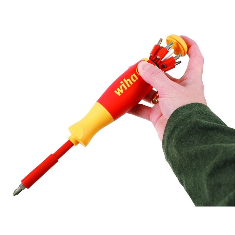 Wiha Insulated Ultra Driver 12 - in - 1 Insert Bit Holder Torx - Mississauga Hardware Centre IncWiha ToolsWIHA-38051