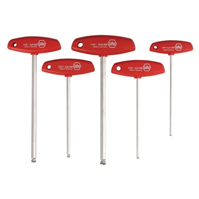 Wiha MagicRing Ball End Hex T - Handle Metric 5 Piece Set - Mississauga Hardware Centre IncWiha ToolsWIHA-54090