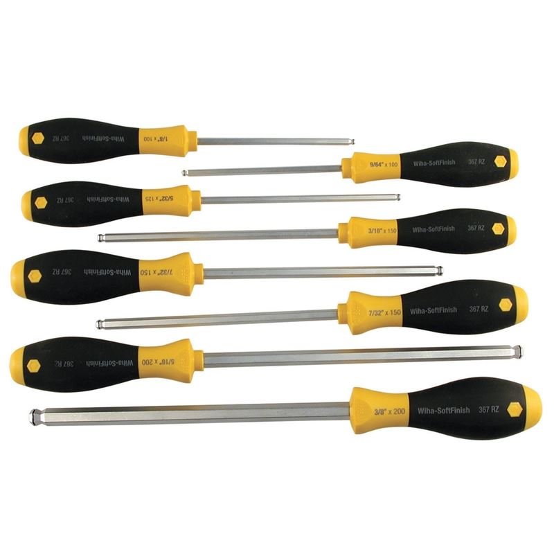 Wiha MagicRing Ball End Inch Screwdriver 8 Piece Set - Mississauga Hardware Centre IncWiha ToolsWIHA-36793