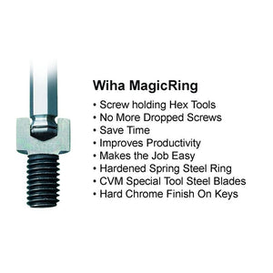 Wiha MagicRing Screw Holding Ball End Hex L - Key Metric 9 Piece Set - Mississauga Hardware Centre IncWiha ToolsWIHA-66990