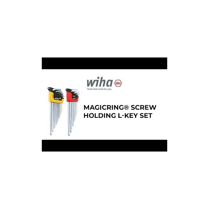 Wiha MagicRing Screw Holding Ball Hex Inch and Metric L - Key Set in ErgoStar holder - Mississauga Hardware Centre IncWiha ToolsWIHA-66992