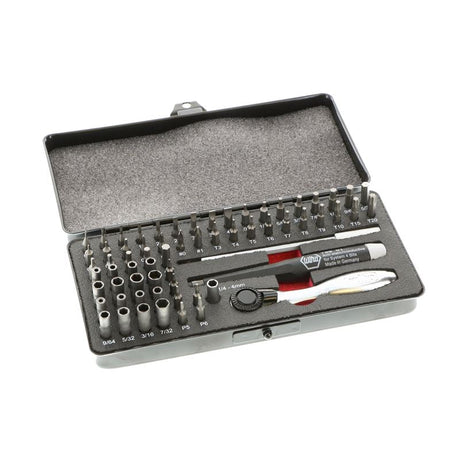 Wiha Master Tech 65 Piece Set - ESD Handle, Mini Ratchet and MicroBits In Metal Storage Box - Mississauga Hardware Centre IncWiha ToolsWIHA-75965
