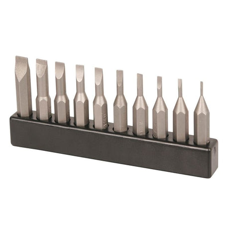 Wiha Micro Bit Slotted 10 Pack - Mississauga Hardware Centre IncWiha ToolsWIHA-75984
