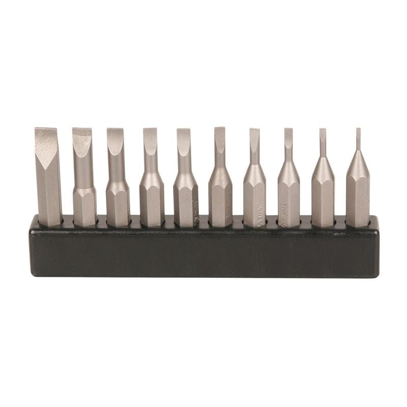 Wiha Micro Bit Slotted 10 Pack - Mississauga Hardware Centre IncWiha ToolsWIHA-75984