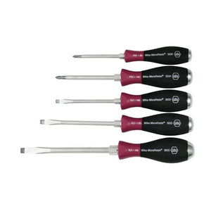 Wiha MicroFinish Extra Heavy Duty Slotted/Phillips 5 Piece Set - Mississauga Hardware Centre IncWiha ToolsWIHA-53390