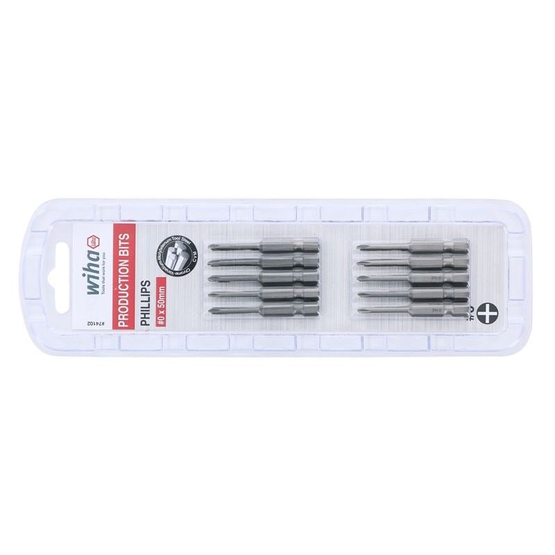 Wiha Phillips Power Bit 0 x 50mm Pack of 10 Bits - Mississauga Hardware Centre IncWiha ToolsWIHA-74102