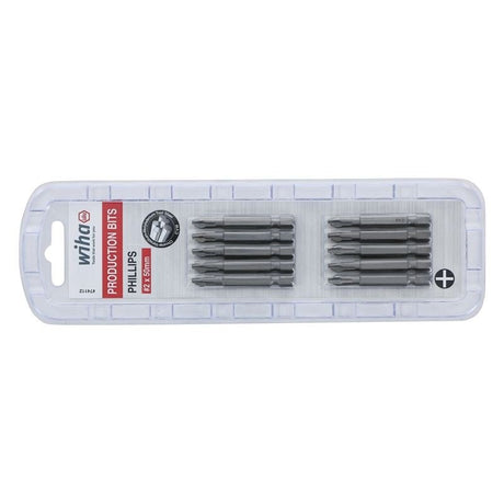 Wiha Phillips Power Bit 2 x 50mm Pack of 10 Bits - Mississauga Hardware Centre IncWiha ToolsWIHA-74112