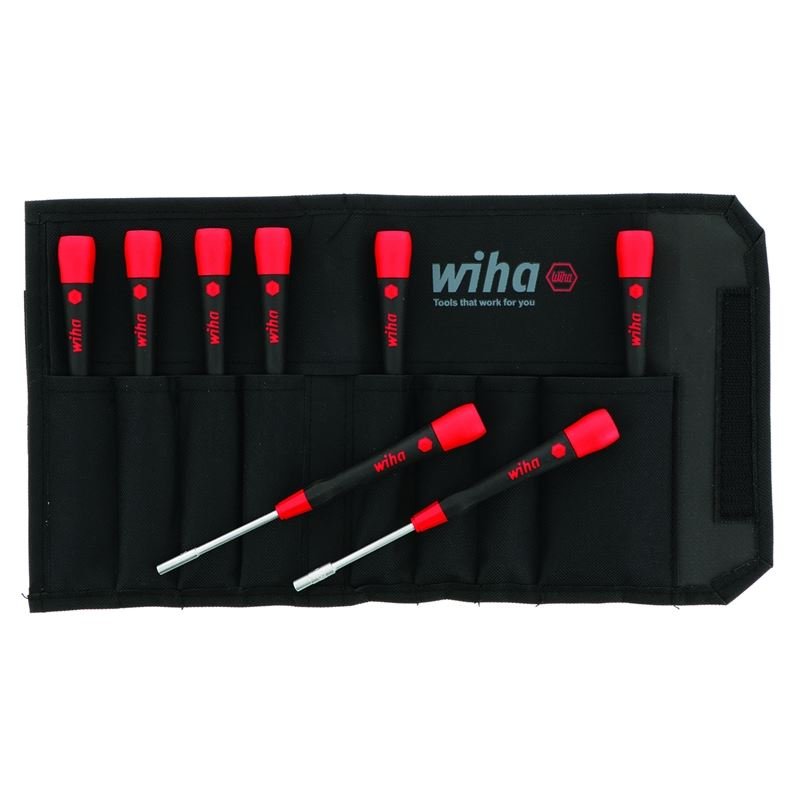 Wiha PicoFinish Precision Inch Nut Driver 8 Piece Set in Canvas Pouch - Mississauga Hardware Centre IncWiha ToolsWIHA-26593