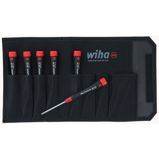 Wiha PicoFinish Precision MagicSpring Torx Screwdriver 6 Piece Set in Canvas Pouch - Mississauga Hardware Centre IncWiha ToolsWIHA-26798