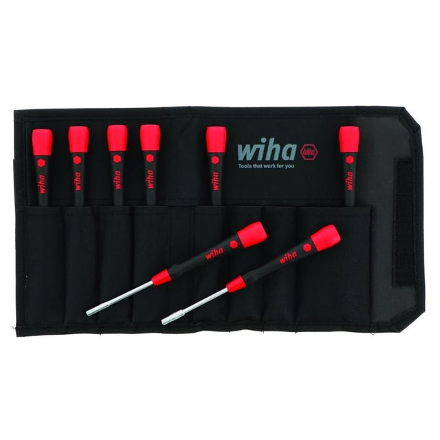 Wiha PicoFinish Precision Metric Nut Driver 8 Piece Set in Canvas Pouch - Mississauga Hardware Centre IncWiha ToolsWIHA-26596