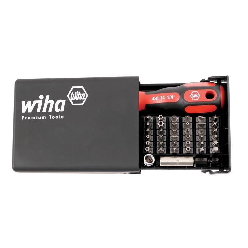 Wiha Security Bits Collector 39 Pc. Set with Magnetic Bit Holder, Socket and Handle - Mississauga Hardware Centre IncWiha ToolsWIHA-71990