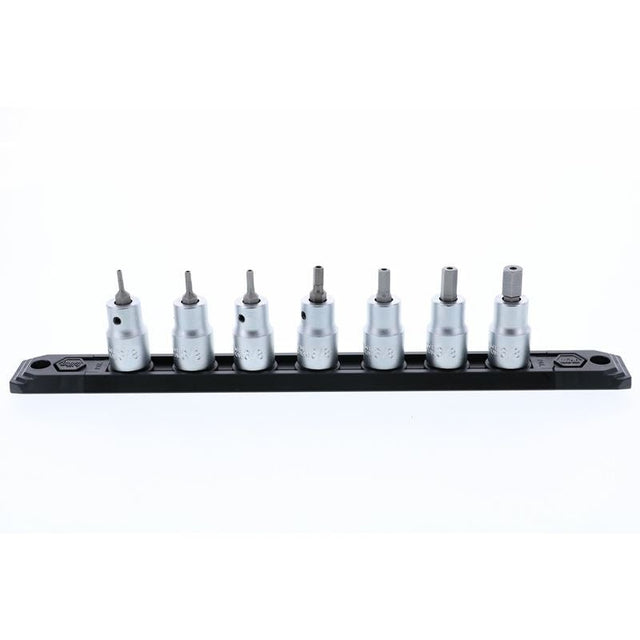 Wiha Security Hex Metric Bit Socket 3/8in Square Drive 7 Piece Set - Mississauga Hardware Centre IncWiha ToolsWIHA-71989