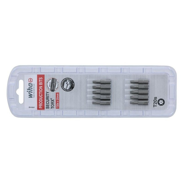 Wiha Security Torx Insert Bit T20s Pack of 10 Bits - Mississauga Hardware Centre IncWiha ToolsWIHA-70142