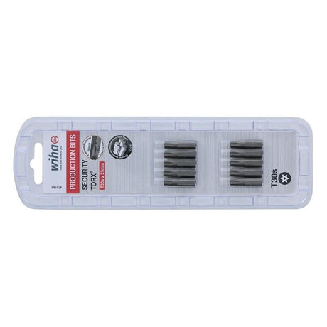 Wiha Security Torx Insert Bit T30s Pack of 10 Bits - Mississauga Hardware Centre IncWiha ToolsWIHA-70163