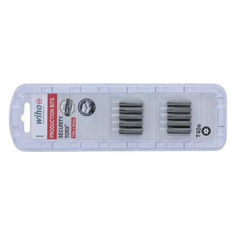 Wiha Security Torx Insert Bit T40s Pack of 10 Bits - Mississauga Hardware Centre IncWiha ToolsWIHA-70168