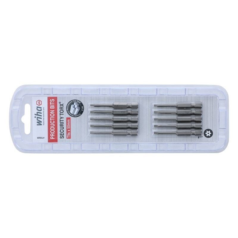 Wiha Security Torx Power Bit T9s Pack of 10 Bits - Mississauga Hardware Centre IncWiha ToolsWIHA-70509
