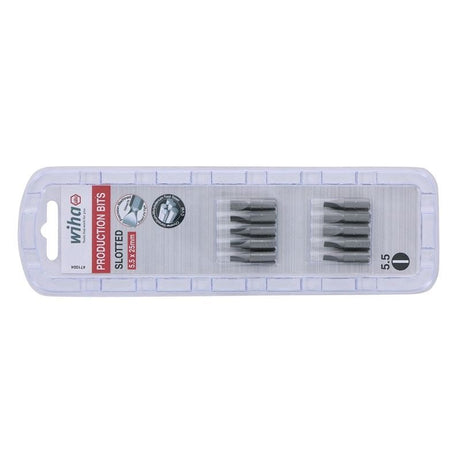Wiha Slotted Insert Bit 5.5 x 25mm Pack of 10 Bits - Mississauga Hardware Centre IncWiha ToolsWIHA-71004