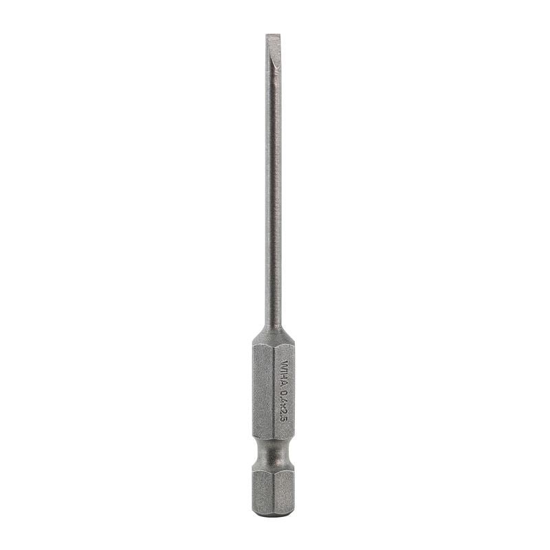 Wiha Slotted Power Bit 2.5 x 70mm Pack of 10 Bits - Mississauga Hardware Centre IncWiha ToolsWIHA-74033