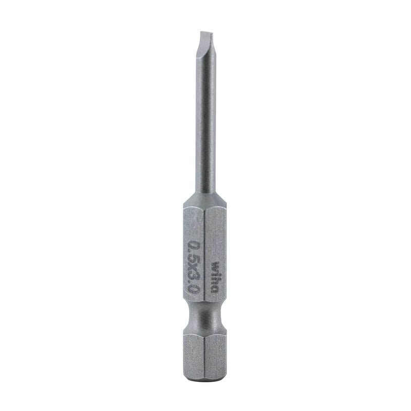 Wiha Slotted Power Bit 3.0 x 50mm Pack of 10 Bits - Mississauga Hardware Centre IncWiha ToolsWIHA-74003