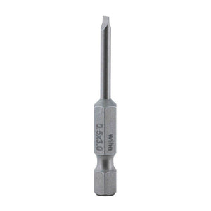 Wiha Slotted Power Bit 3.0 x 50mm Pack of 10 Bits - Mississauga Hardware Centre IncWiha ToolsWIHA-74003
