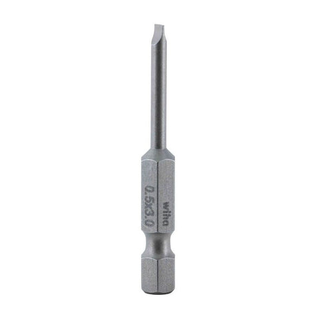 Wiha Slotted Power Bit 3.0 x 50mm Pack of 10 Bits - Mississauga Hardware Centre IncWiha ToolsWIHA-74003