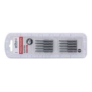 Wiha Slotted Power Bit 3.0 x 50mm Pack of 10 Bits - Mississauga Hardware Centre IncWiha ToolsWIHA-74003