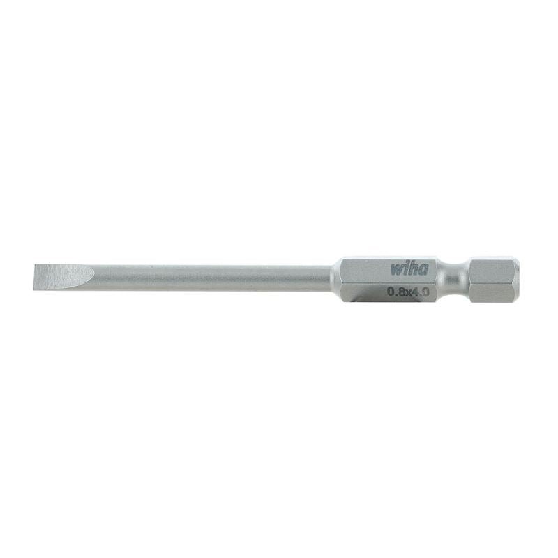 Wiha Slotted Power Bit 4.0 x 70mm Pack of 10 Bits - Mississauga Hardware Centre IncWiha ToolsWIHA-74036