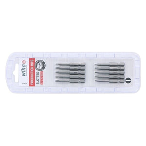 Wiha Slotted Power Bit 4.0 x .8 x 50mm Pack of 10 Bits - Mississauga Hardware Centre IncWiha ToolsWIHA-74010