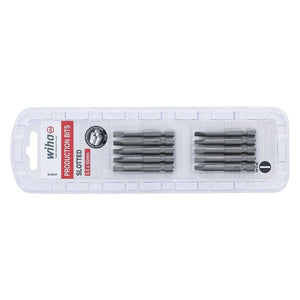 Wiha Slotted Power Bit 5.5 x 50mm Pack of 10 Bits - Mississauga Hardware Centre IncWiha ToolsWIHA-74015