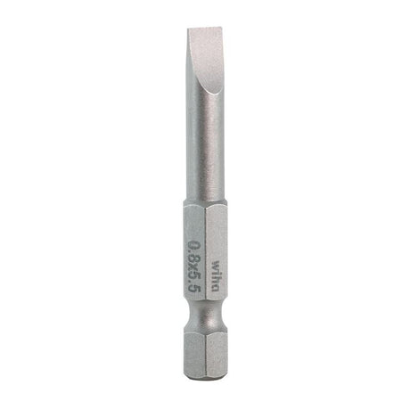 Wiha Slotted Power Bit 5.5 x 50mm Pack of 10 Bits - Mississauga Hardware Centre IncWiha ToolsWIHA-74015