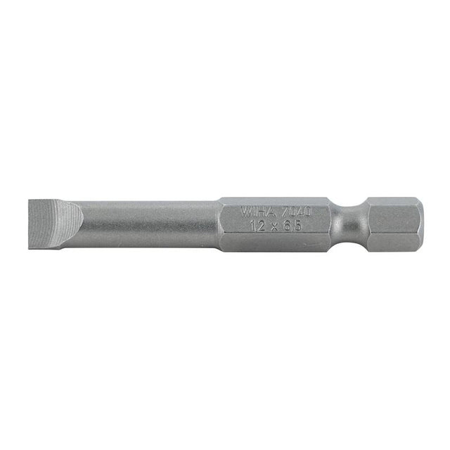 Wiha Slotted Power Bit 6.5 x 50mm Pack of 10 Bits - Mississauga Hardware Centre IncWiha ToolsWIHA-74018