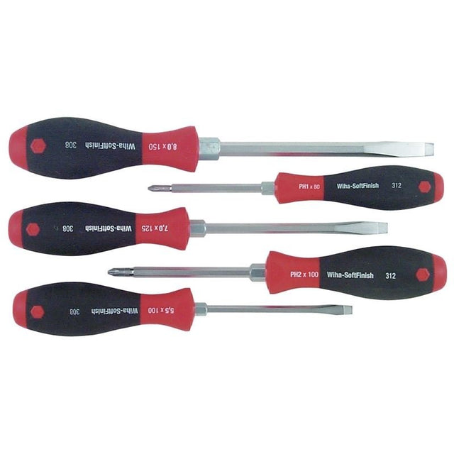 Wiha SoftFinish Heavy Duty Slotted/Phillips 5 Piece Set - Mississauga Hardware Centre IncWiha ToolsWIHA-30892